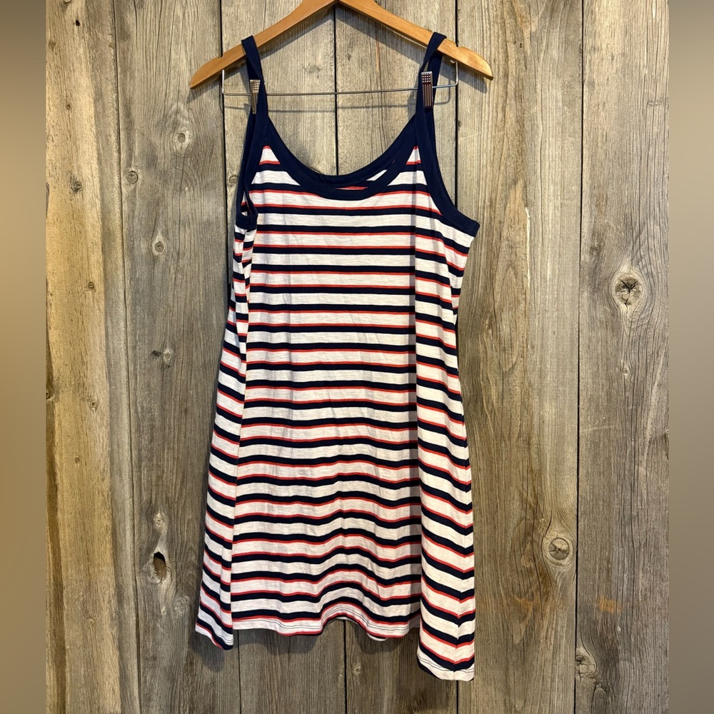 Striped Sleeveless Tank Top size L